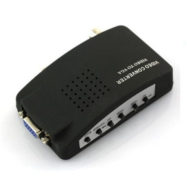 Convertidor Video Bnc S-video A Vga Monitor Plasma Lcd Led