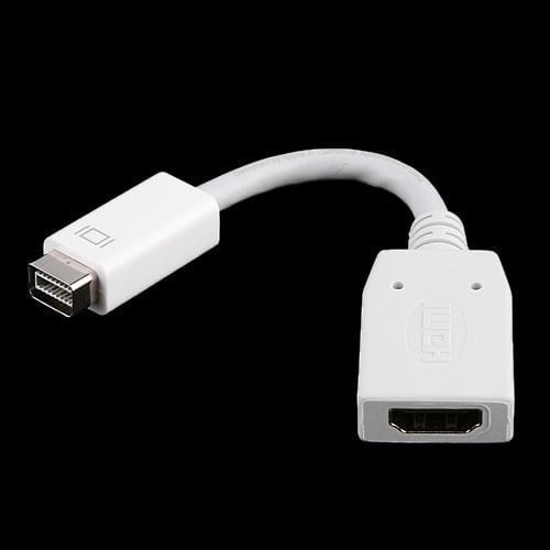 Adaptador Convertidor Mini Dvi A Hdmi Para Apple Macbook Impormel