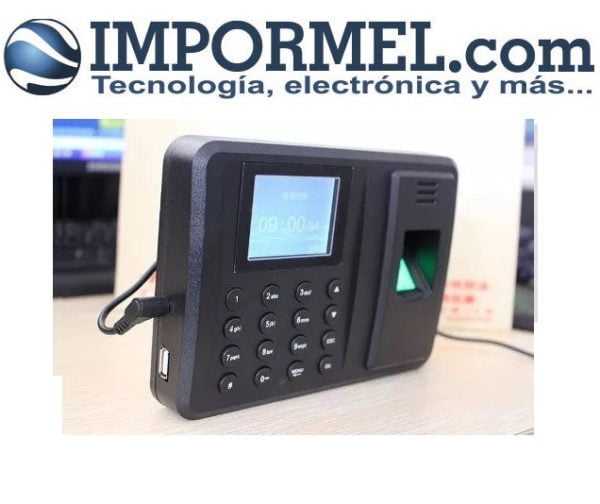 Reloj Biometrico Control Asistencia Persona Color Excel 600