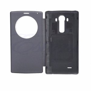Estuche Flip Cover Lg G4 Cubierta Quickcircle Negro