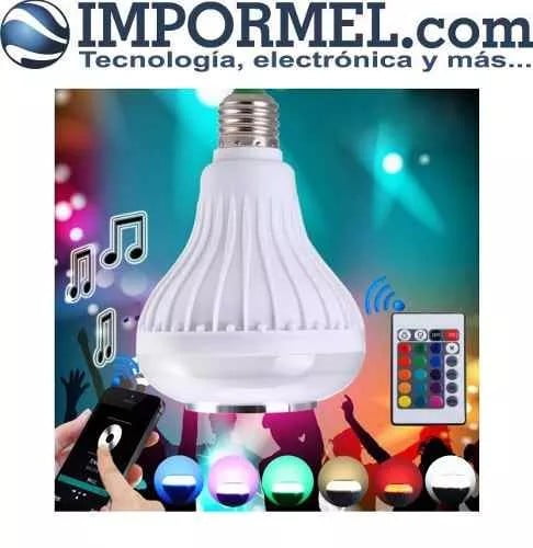 Foco Parlante Bluetooth Luz Led Control Celular - Impormel