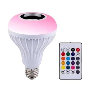 Foco Parlante Bluetooth Luz Led Control Celular