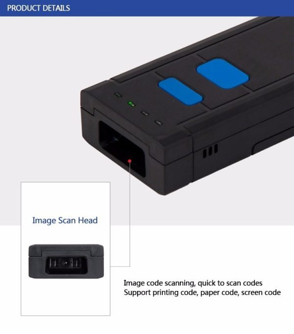 Lector Código De Barras Inalámbrico Bluetooth Ios