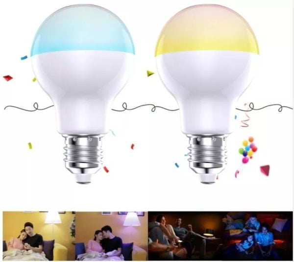 Foco Led Wifi Smart Bulb Rgb 16m Colores Equivale 100w Dimme