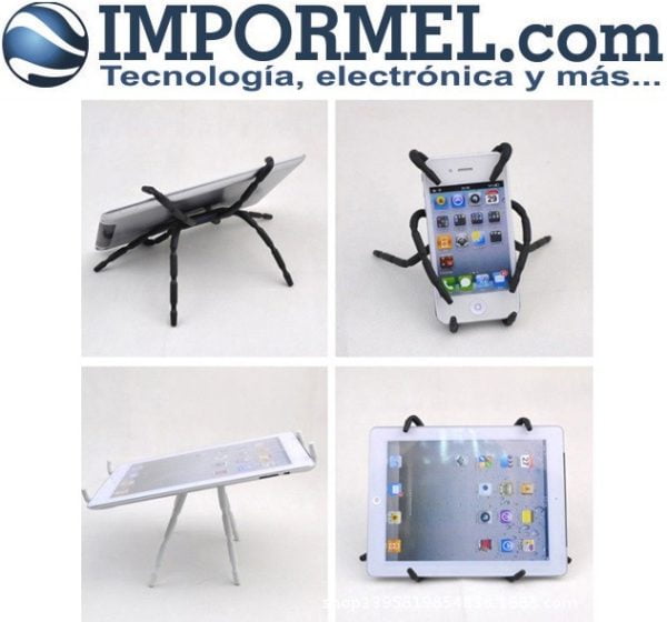 Soporte Celular Tablet Universal Flexible Araña