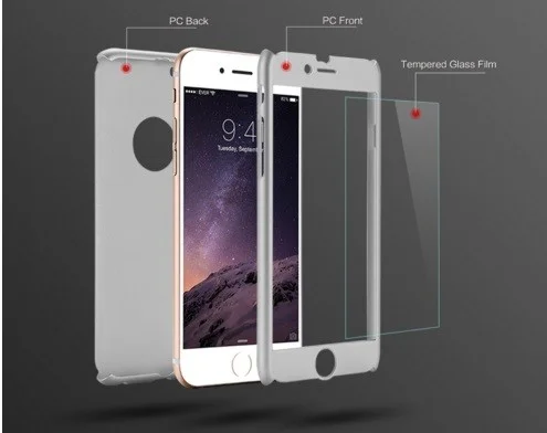 Estuche Protector Iphone 6 6s Floveme Mica Vidrio