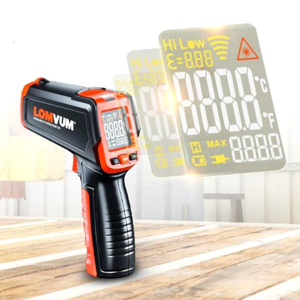 Termometro Pistola Laser Temperatura Display