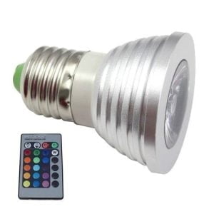 Lampara Led Ahorradora Energia 16 Colores Control