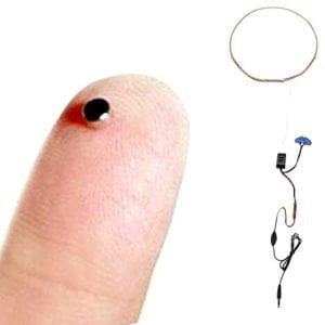 Microfono Invisible Espia Profesional Inalámbrico