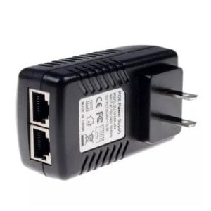 Inyector Poe Ethernet Cámara Ip Fuente De Alimentación 48v