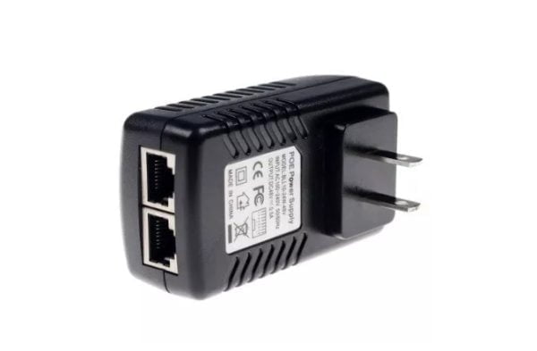 Inyector Poe Ethernet Cámara Ip Fuente De Alimentación 48v