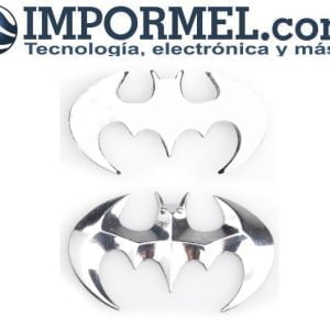 Emblema Logo Batman Cromado Adhesivo 3m Tuning