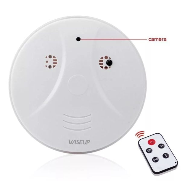 Camara Espia Detector Humo Vigilancia Seguridad Inalambrico
