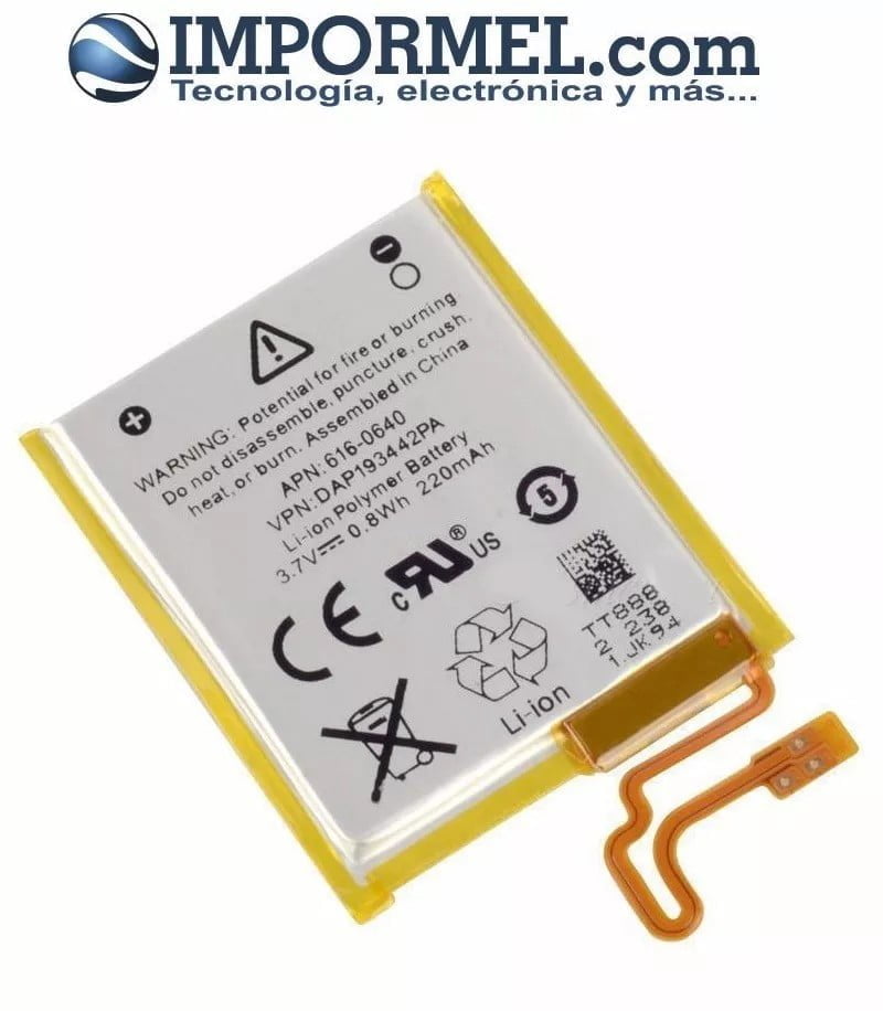 Sintech Akku 400 MAh Mit Werkzeug - Kompatibel Für IPod Nano 3G