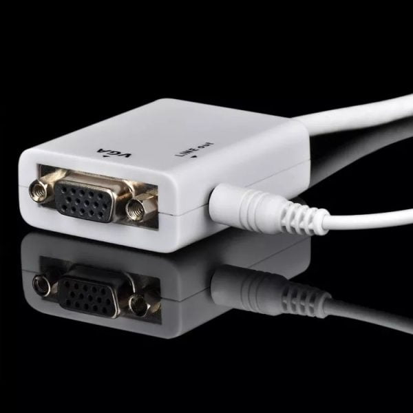 Adaptador Convertidor Micro Hdmi A Vga Audio Video