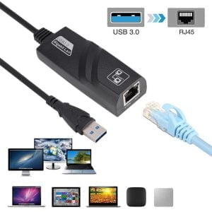 Adaptador De Usb 3.0 A Lan Gigabit 5gbps Windows Mac