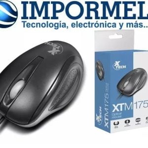 Mouse Usb Óptico Xtech Soporta Windows Mac Linux Americano