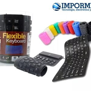 Teclado Flexible De Silicon Usb Alta Calidad Pc Laptop