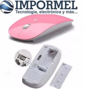 Mouse Optico Inalambrico Slim Ultra Delgado Laptop