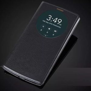Estuche Flip Cover Lg G4 Beat Cubierta Quickcircle Negro