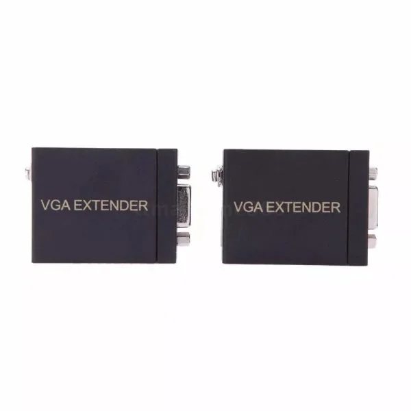 Extensor De Cable Vga Mediante Utp Cable Red Hasta 60 Metros