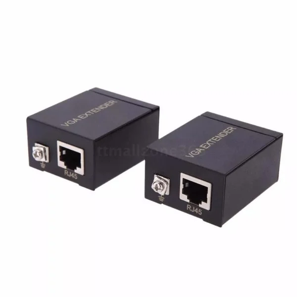 Extensor De Cable Vga Mediante Utp Cable Red Hasta 60 Metros