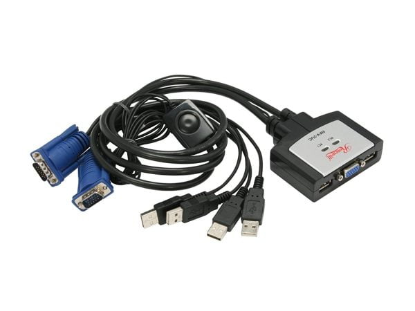Switch Kvm Profesional De 2 Puertos Usb Rosewill Rkv-2uc