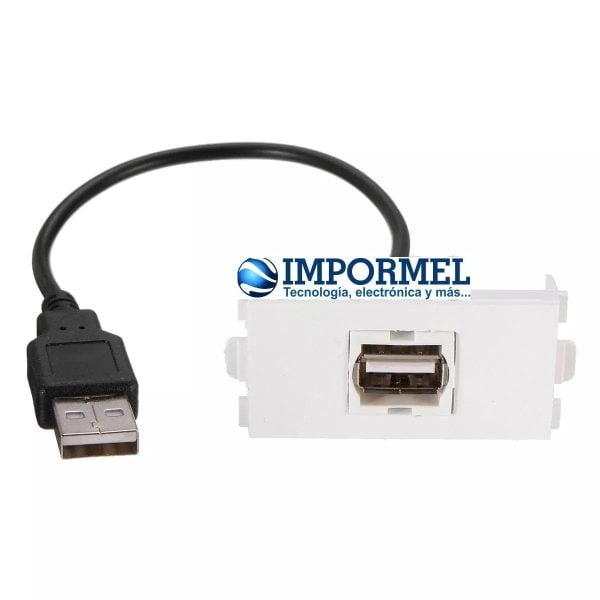 Conector Usb Para Faceplate Universal Socket Hembra Macho