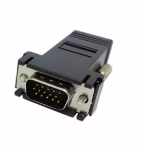 Extensor De Cable VGA Mediante UTP cable red Hasta 30 Metros