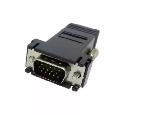 Extensor De Cable VGA Mediante UTP cable red Hasta 30 Metros