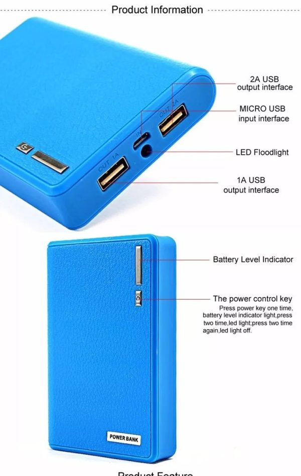 Cargador Portatil Externo 12000mah Celular Tablet
