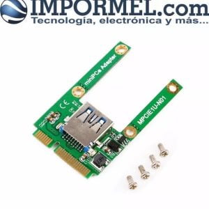 Tarjeta Adaptador Mini Pci Express A Usb 2.0 Laptop