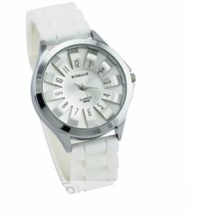 Reloj De Mujer Elegante Luna Plateada