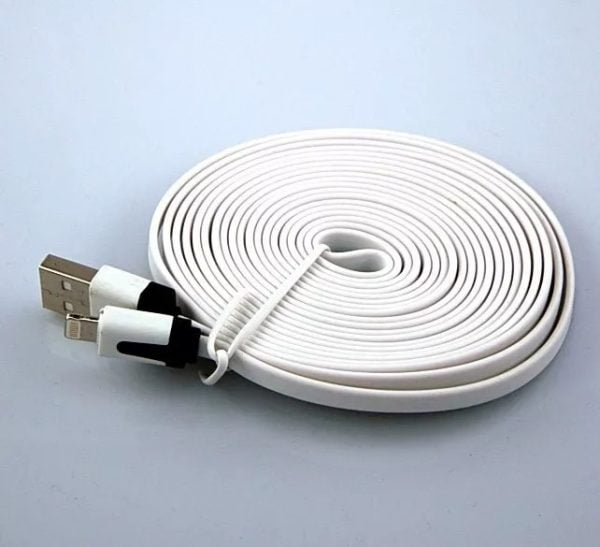 Cable Plano Usb Iphone 5 6 Ipad 4 Carga Y Datos