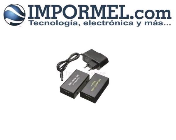 Extensor De Cable Hdmi Mediante Utp Hasta 50 Metros Hd 50m