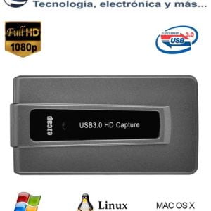 Capturadora De Vídeo Hdmi Hd 1080p Usb 3.0 Streaming Ezcap28