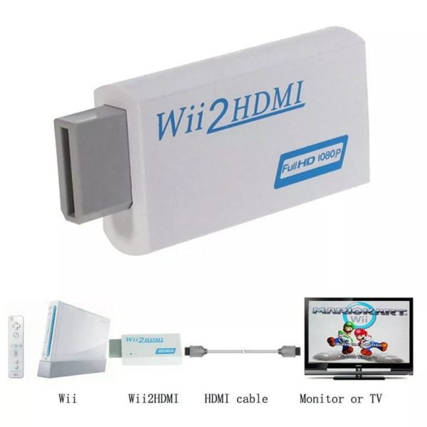 Conversor De Wii A Hdmi Audio Video Consola Monitor
