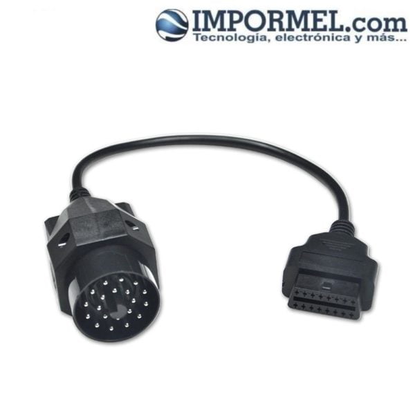 Cable Convertidor Bmw 20 Pines A Obd2 16 Pines Obd