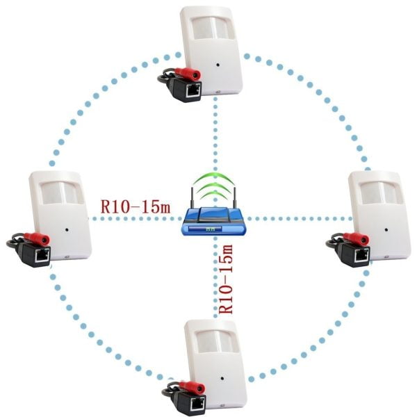 Camara Espía Ip Oculta Sensor Movimiento Wifi Hd