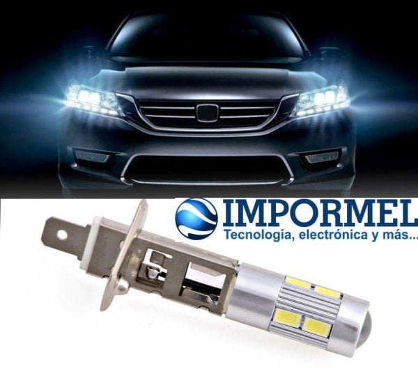 Luces Led H1 10 Led 5630 Smd Alto Poder 12v Blanco Neblina