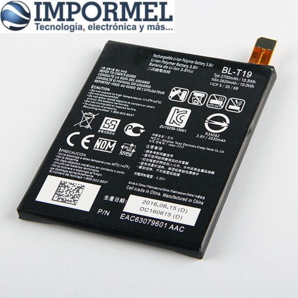 Bateria Lg Nexus 5 Bl-t19 Lg H791 H798 H790 Google Original