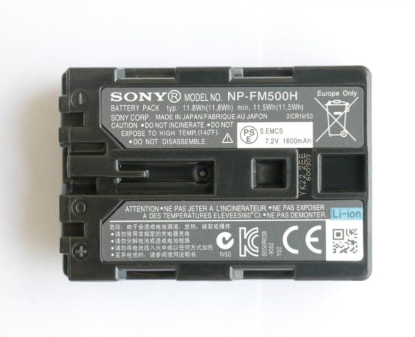 Bateria Sony Infolitium M Np-fm500h A700 A900 A550 A450