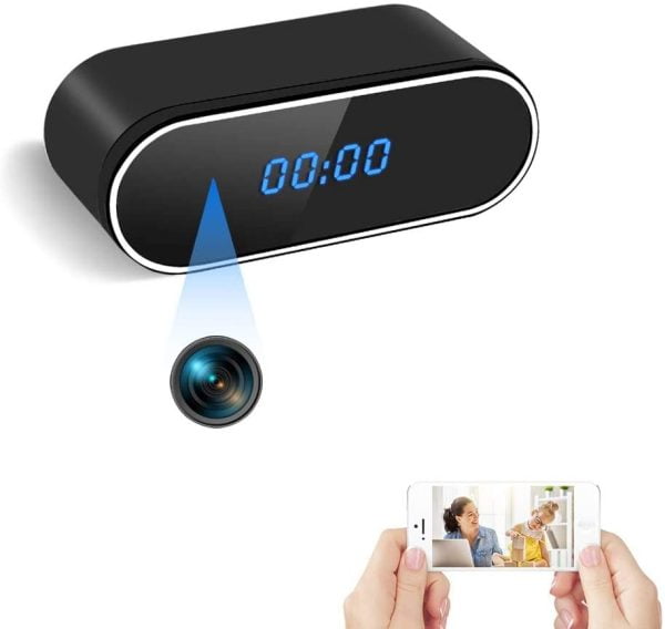 Cámara Reloj Espia Ip Wifi Hd 1080p Vision Nocturna Graba Sd