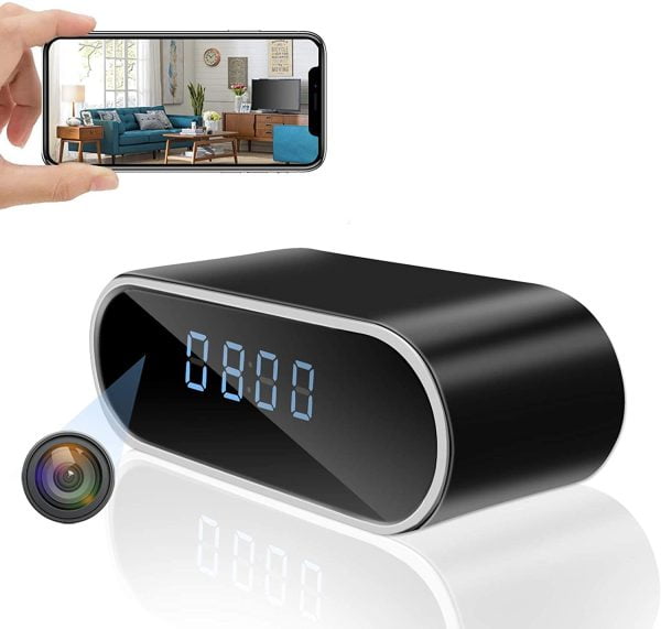 Cámara Reloj Espia Ip Wifi Hd 1080p Vision Nocturna Graba Sd