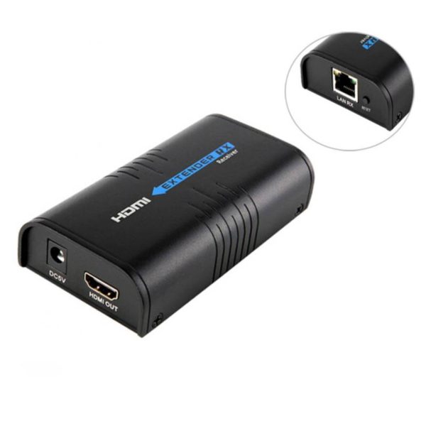Extensor De Cable Hdmi Mediante Utp Hasta 120 Metros Cat 5 6