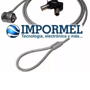 Candado Cable De Seguridad Con Llave Para Portátil Laptop