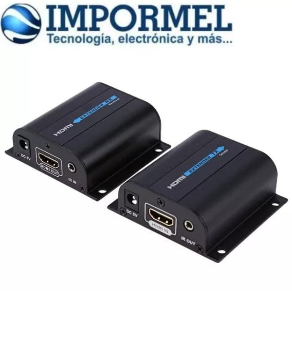 Extensor Cable Hdmi Mediante Utp 60 Metros Hd 60m Ir 3d