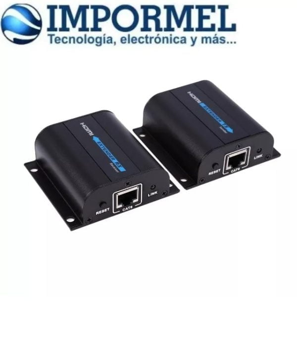 Extensor Cable Hdmi Mediante Utp 60 Metros Hd 60m Ir 3d