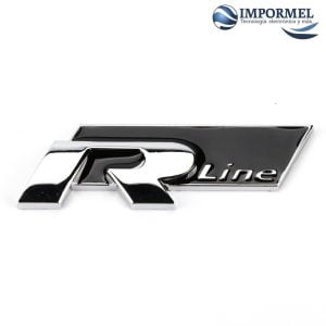 Emblema 3d Rline R Line Auto Volskwagen Vw Jetta Pasat