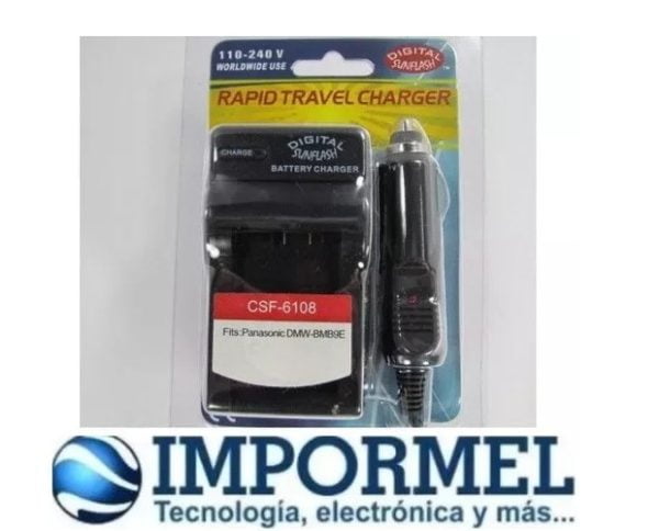 Cargador Panasonic Dmw-bmb9e Csf6108 Fz100 Fz48 Fz45